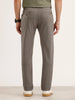 Slim Fit Solid Trouser | Green