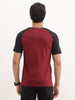Slim Fit Ragland Sleeve T-Shirt | Maroon