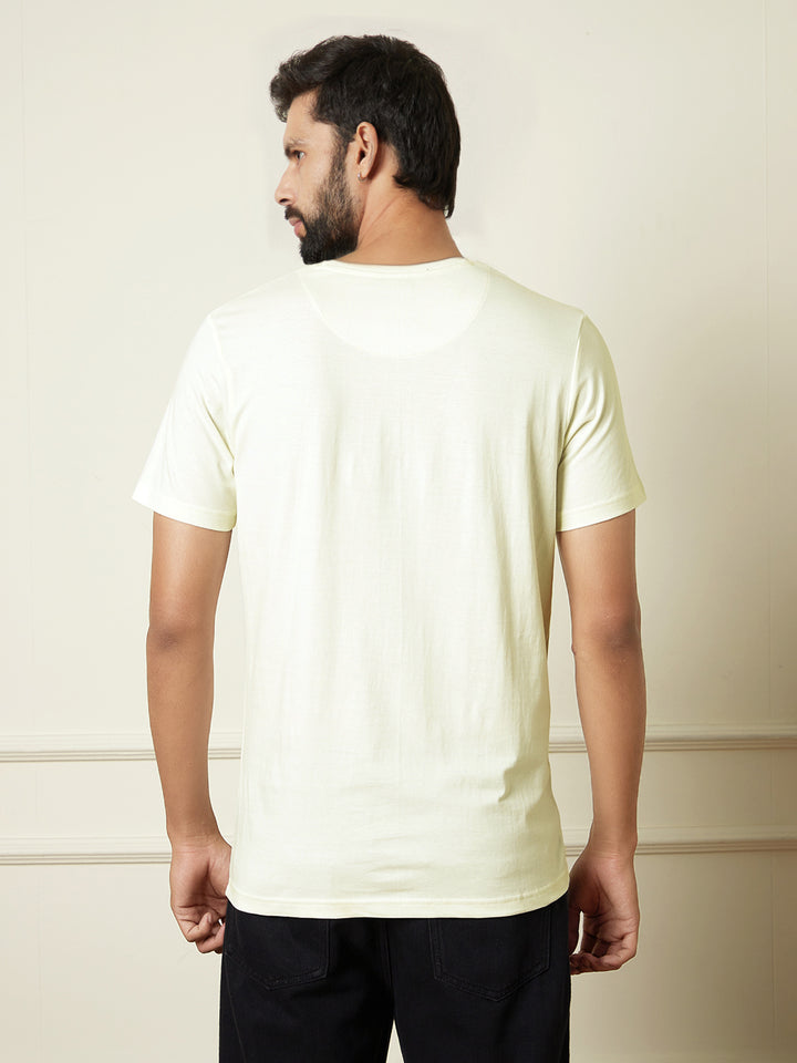 Typographic Printed T-Shirt | Off White