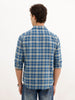 Regular Fit Full Sleeve Checkered Shirt | Blue