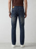 Classic Straight Fit Denim Jeans| Blue