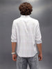 Checkered Full Sleeve Slim Fit Shirt | Light Green