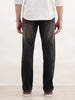 Faded Slim Fit Denim Jeans | Dark Grey