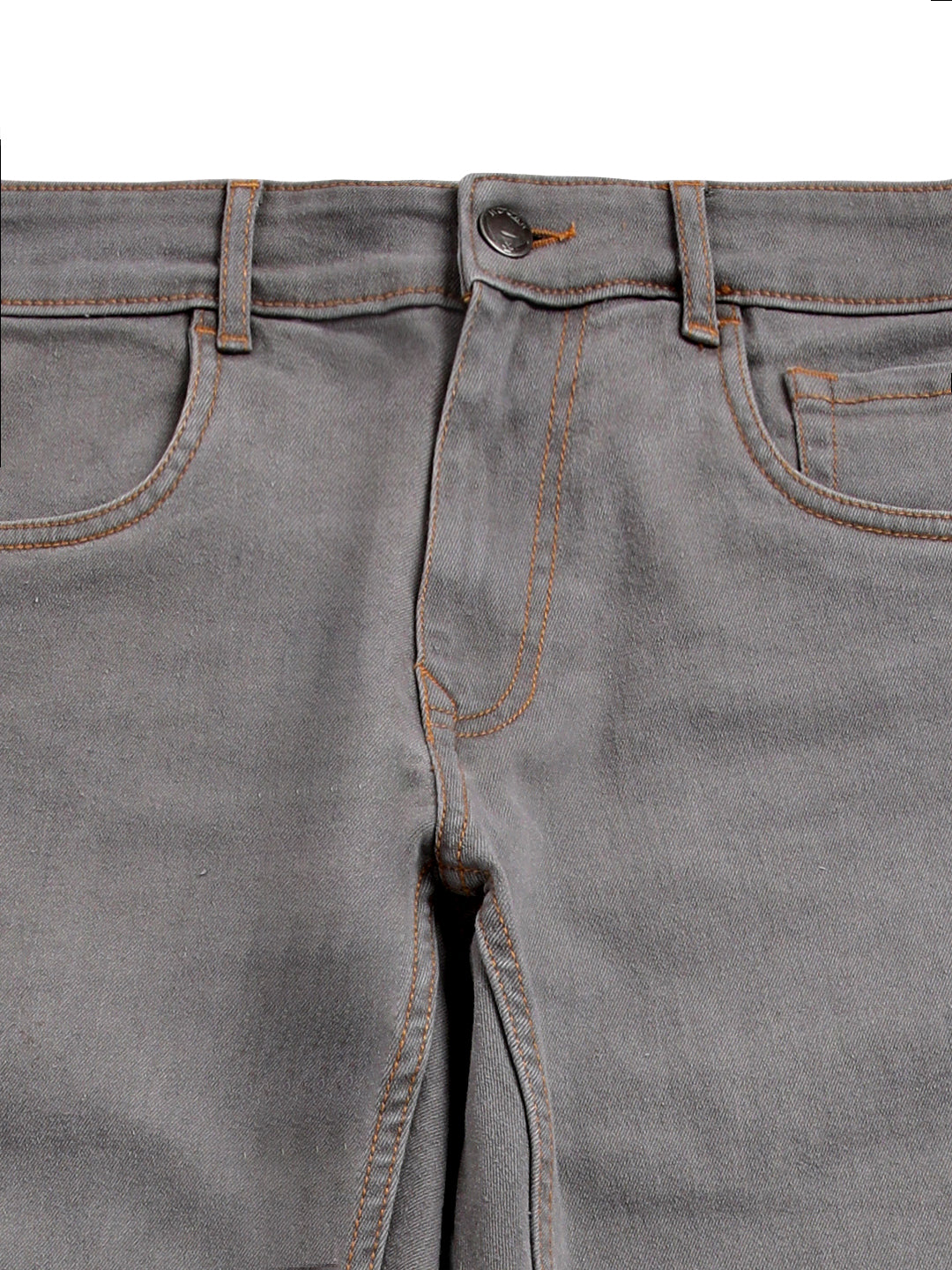 Sleek Slim Fit Grey Jeans