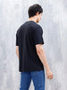 Men’S Casual Regular Fit Graphic Tshirt | Black