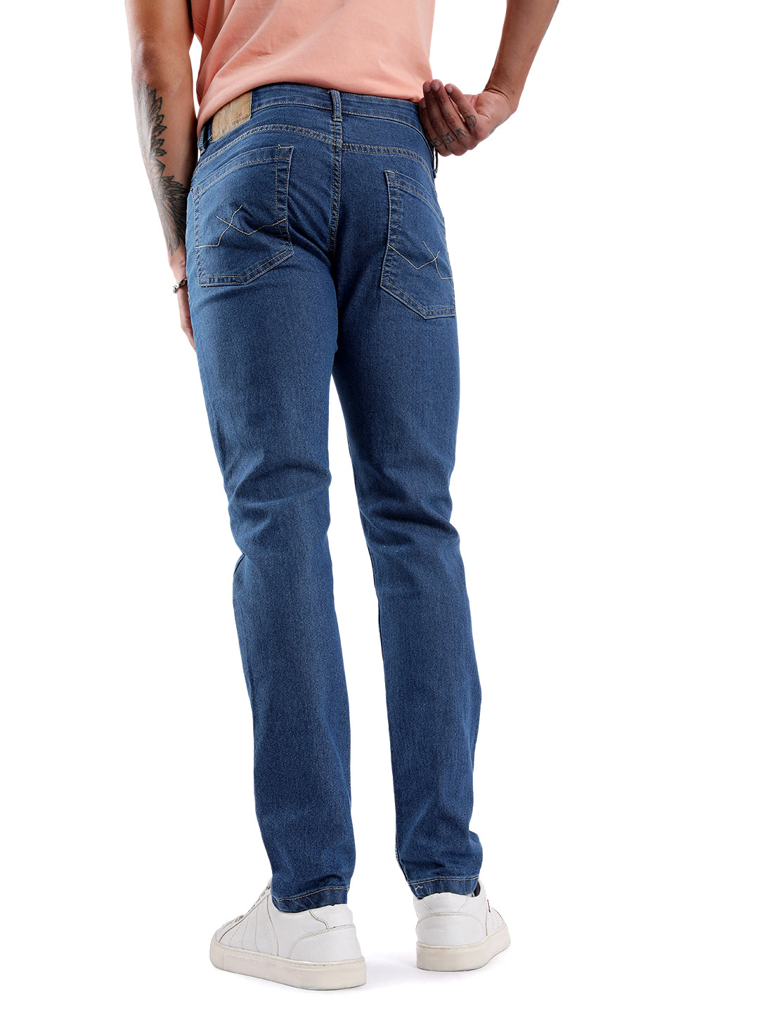 Sleek Slim Fit Blue Denims