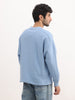 Solid Comfort Fit Sweatshirt | Blue