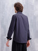 Men’s Slim Fit Solid Casual Shirt | Blue