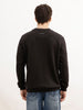 Regular Fit Placement Printed Sweatshirt | Black | WSS02FSRE1102W