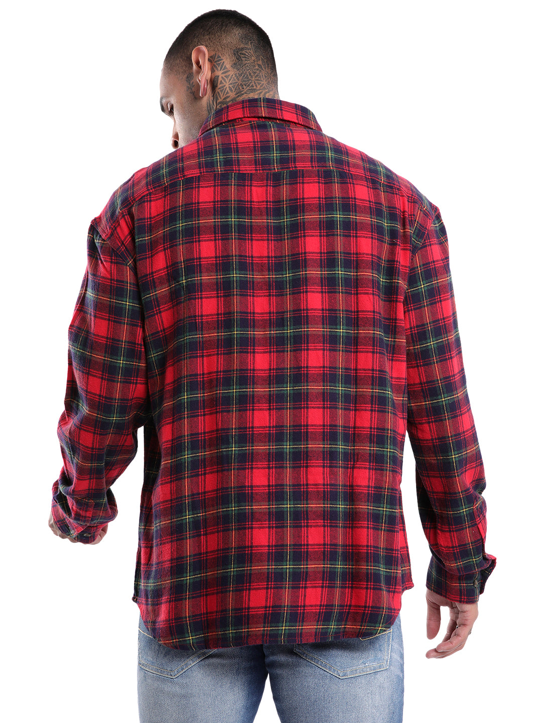 Classic Red Full Sleeve Basic Shirt