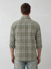 Slim Fit Checkered Shirt | Green
