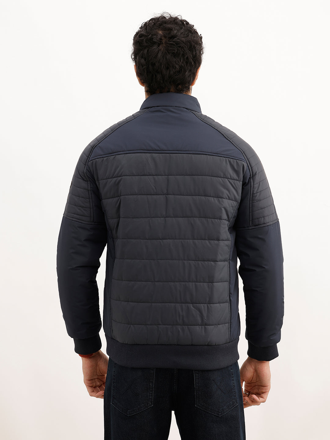 Classic Regular Fit Puffer Jacket | Blue