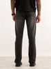 Faded Straight Fit Denim Jeans | Grey