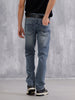Heavy Fade Straight Fit Jeans | Blue