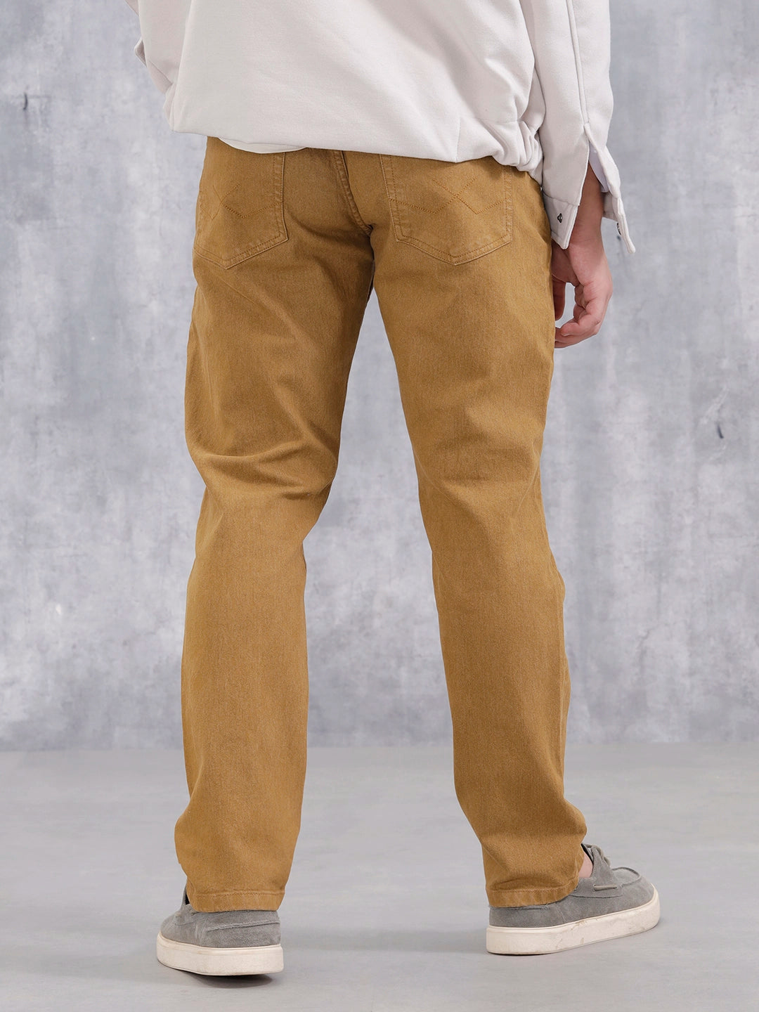 Men'S Casual Relaxed Fit Jeans  | Khaki
