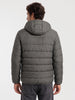 Regular Fit Puffer Hooded Jacket | Green