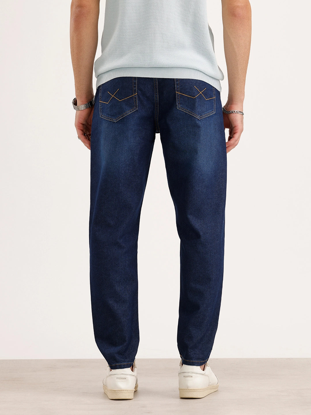 Slim Cropped Fit Denim Jeans | Blue