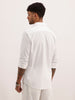 Classic Regular Fit Solid Shirt | White | WRSH0635M