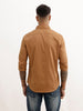 Solid Regular Fit Full Sleeve Shirt | Khaki