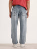 Loose Fit Faded Denim Jeans | Light Blue