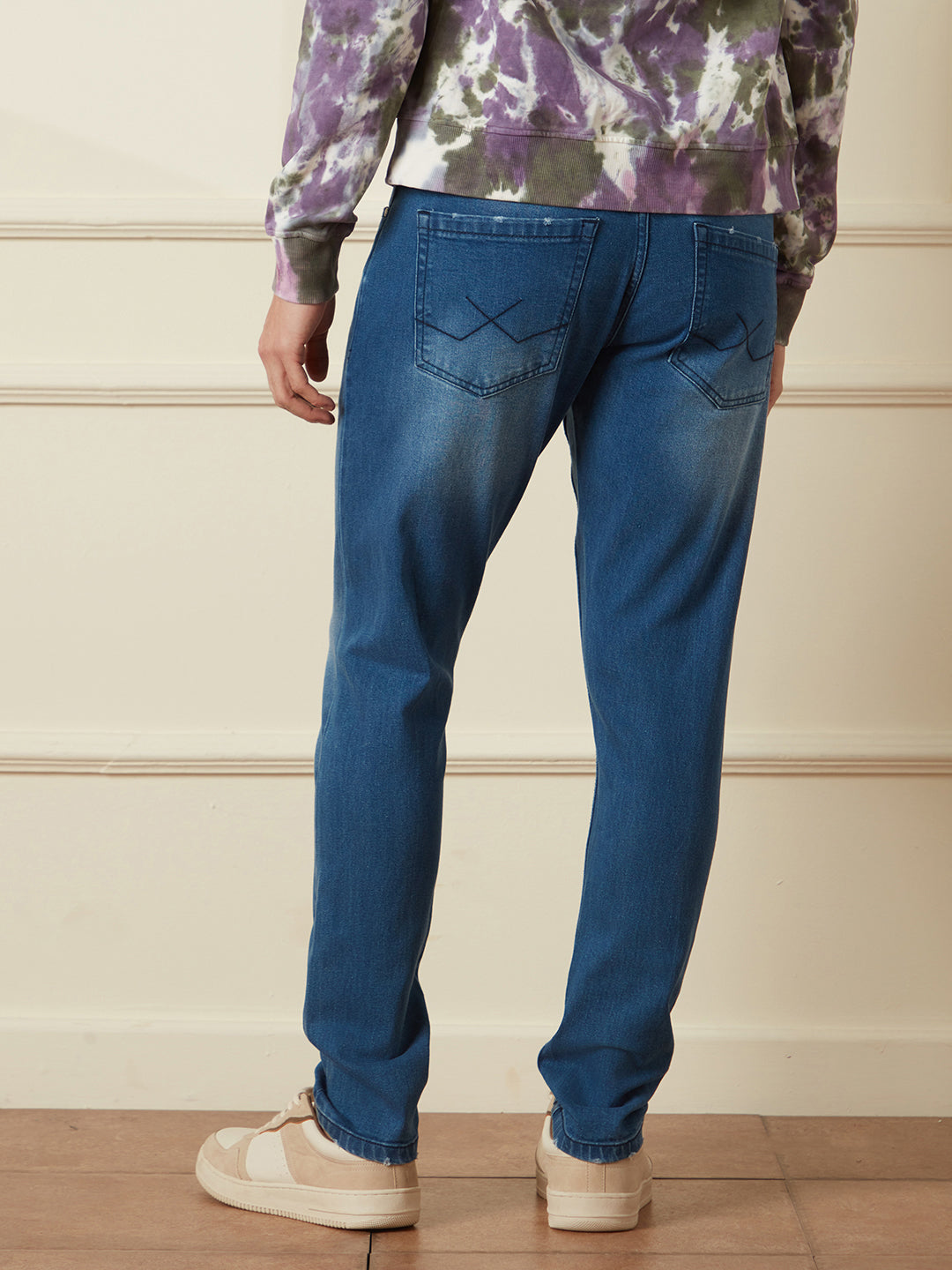 Urban Washed Slim Tapered Denim Jeans