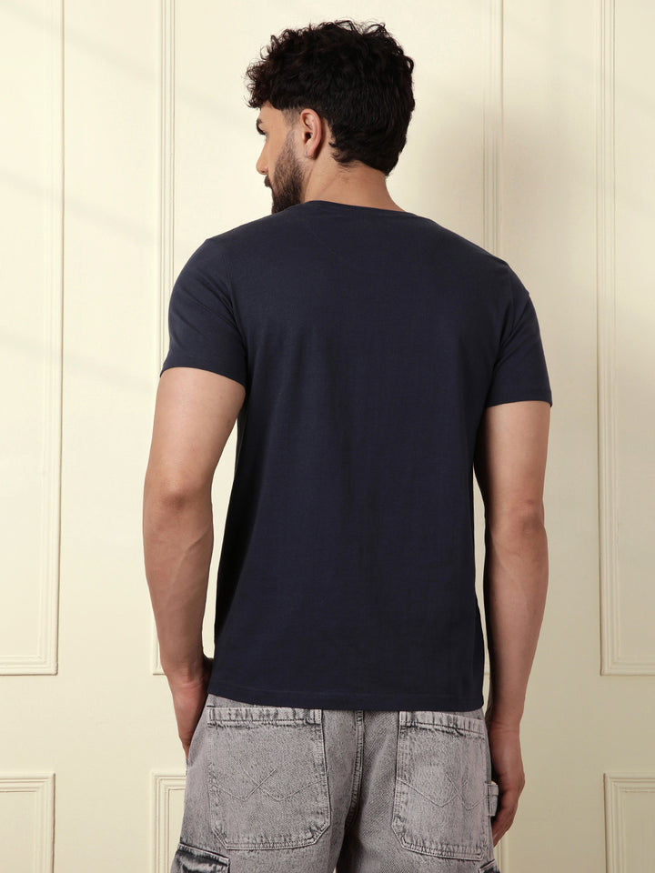 ISRO Print Casual T-Shirt