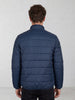 Solid Regular Fit Puffer Jacket | Blue