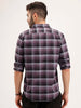 Regular Fit Checkered Shirt | Black