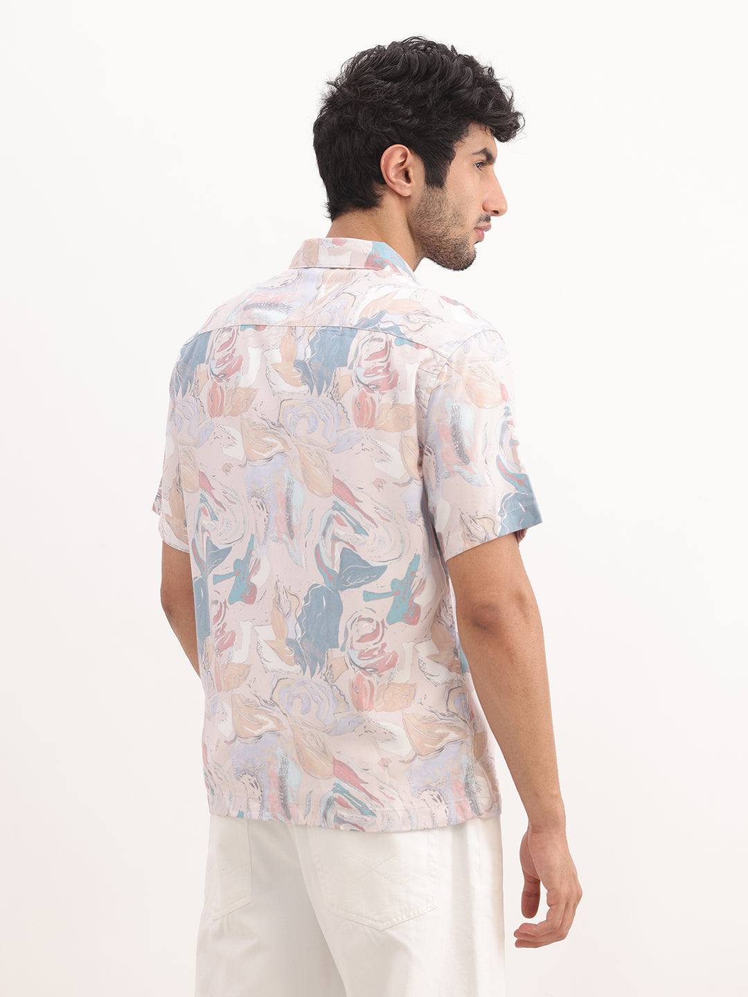Classic Resort Collar AOP Shirt | Yellow