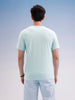 Slim Fit Textured T-Shirt  | Light Green