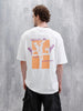 Under Surveillance Oversized Fit T-Shirt | White