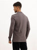 Solid Slim Fit Full Sleeve Polo T-Shirt | Dark Grey | WPT02FSSL1606S