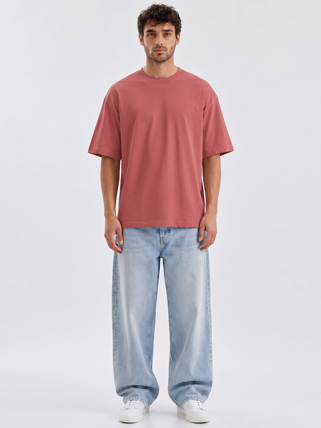 No Brainer Bounce Oversized T-Shirt | Essential |  Rust