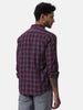 Maroon Wine Checked Shirt