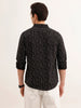 Regular Fit AOP Shirt | Black