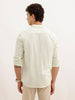 Solid Regular Fit Full Sleeve Shirt | Light Green