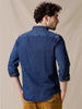 Solid Denim Blues Shirt