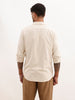 Regular Fit Solid Full Sleeve Shirt | Beige | WWSH0861MAZ