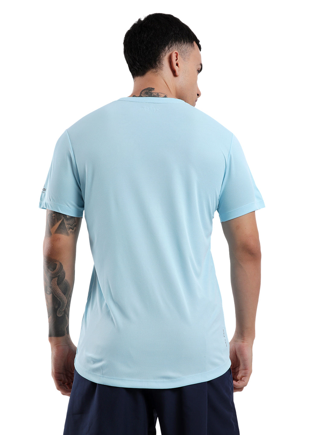 Turquoise Active Placemented Print T-Shirt