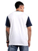 White Swerve Colourblocked T-Shirt