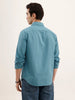 Solid Regular Fit 100% Cotton Shirt | Teal