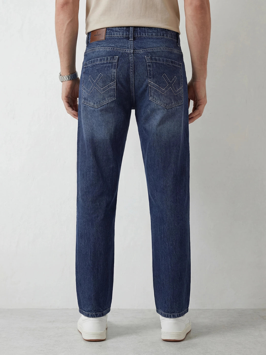 Anti Fit Light Faded Denim Jeans | Blue