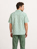 Textured Comfort Fit AOP Shirt | Light Green