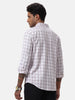 Checked White Basic Shirt