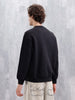 Graphic Printed Casual Sweatshirt For Men | Black
