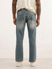 Faded Anti Fit Distressed Denim Jeans | Light Blue