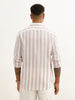 Classic Slim Fit Striped Shirt | Pink