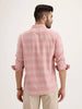 Regular Fit Striped Full Sleeve Shirt | Pink