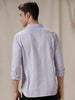 Purple Stripes Casual Shirt