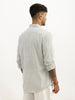 Classic Slim Fit Striped Shirt | Light Green